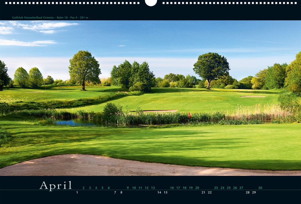 Golfkalender April -