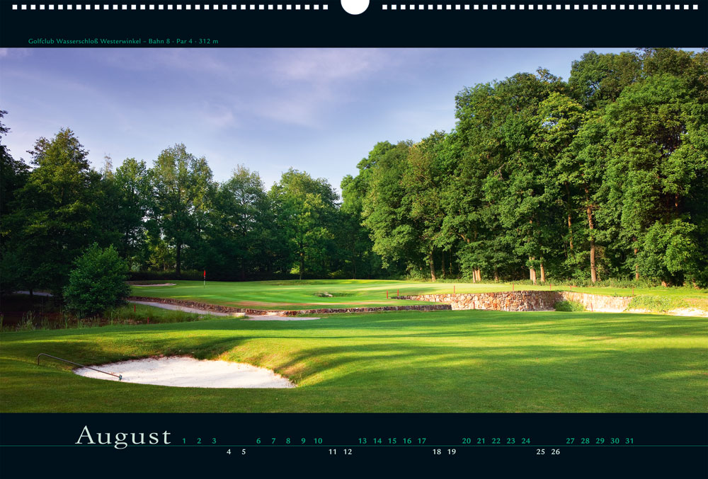 Golfkalender August -