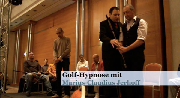 Hypnotisierte Golfer golfhypnose -