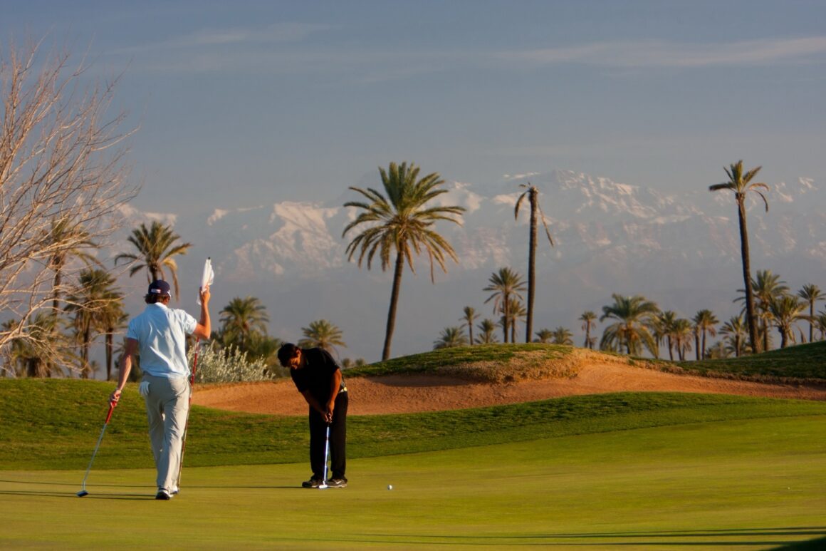 Der Amelkis Golf Club in Marrakesch. Bild Golffoto.