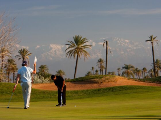 Der Amelkis Golf Club in Marrakesch. Bild Golffoto.