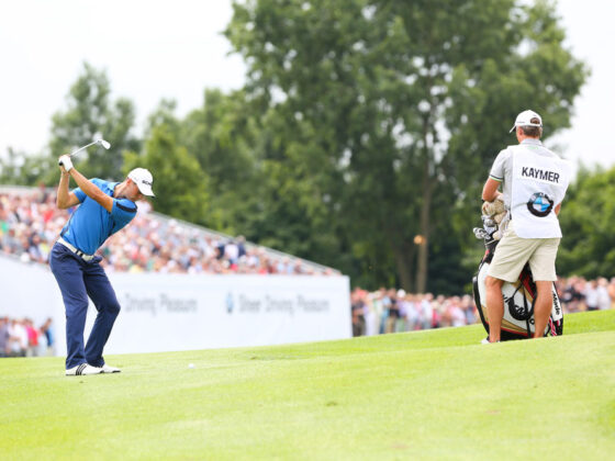 Martin Kaymer am Abschlag. Foto: PR: