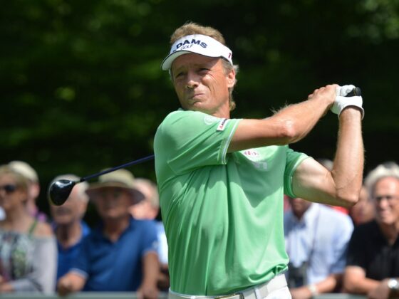 Bernhard Langer abschlag - Greg Norman