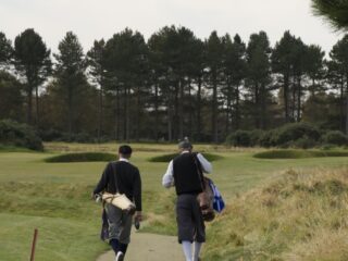 Leder im Golfsport World Hickory Golf Carnoustie -