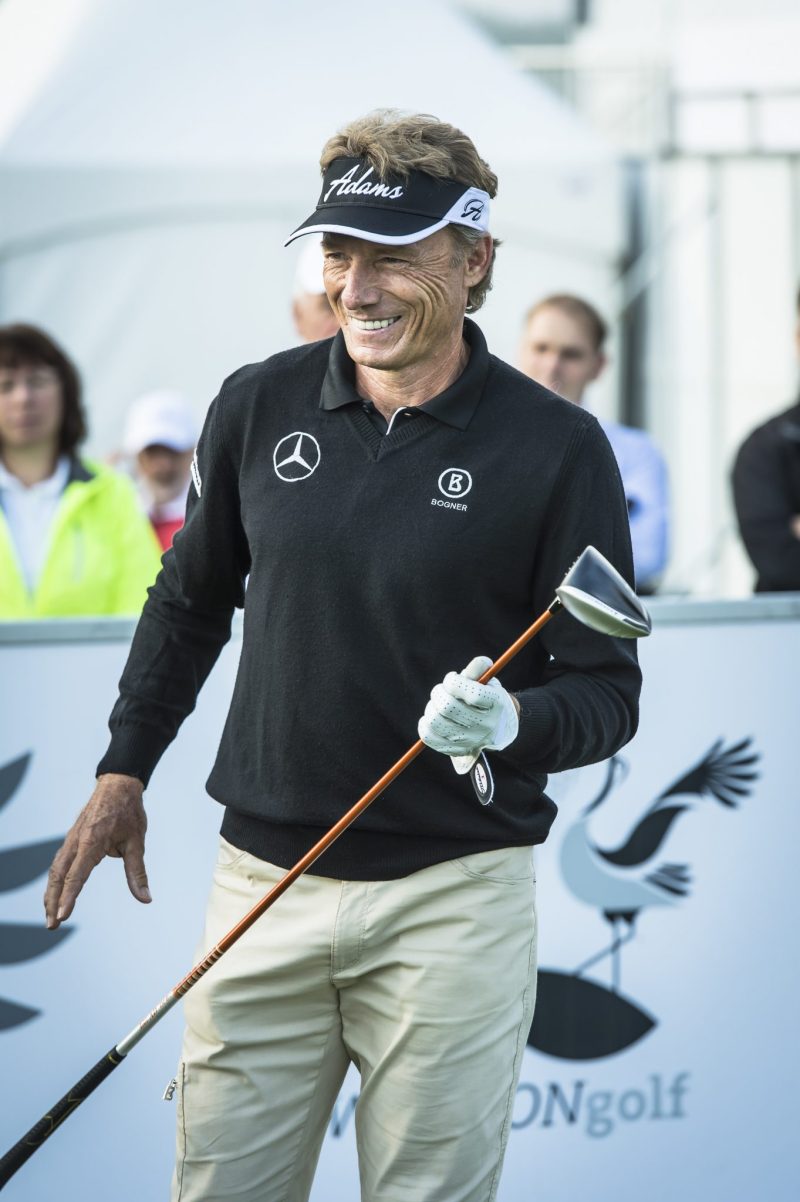 Pro-Am bei bei den Berenberg Masters Bernhard Langer bei den WINSTONgolf Senior Open.