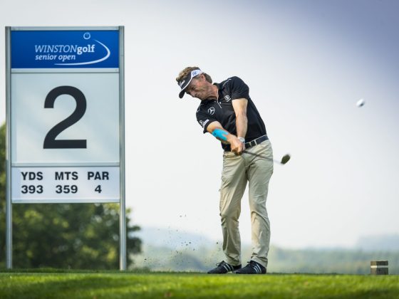 Bernhard Langer bei den WINSTONgolf Senior Open.