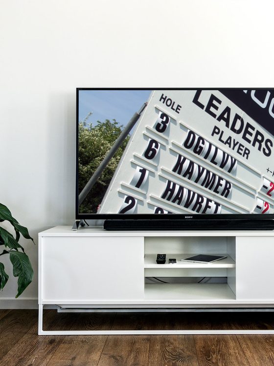 Golfturnier im Fernsehen