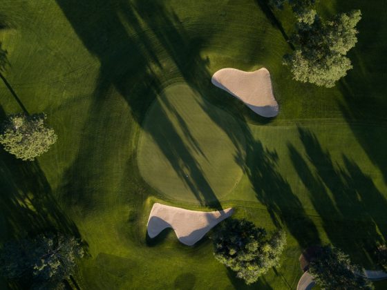 golfplatz von oben - Pendel