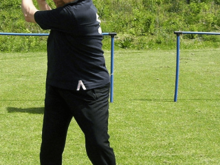 Andi Wenzel bei meiner Golfklinik in Bad Ragaz 