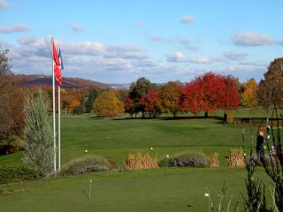 Blick von der Clubterrasse im Golf de Prunevelle