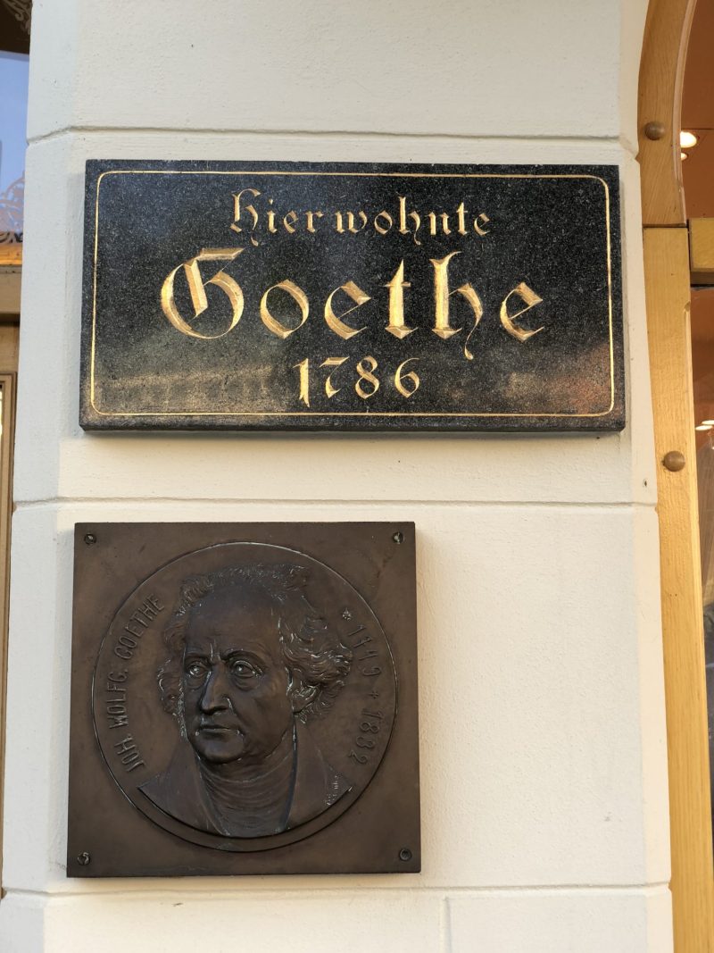 Eines von vielen Hotels in Karlsbad, in denen Goethe einst logierte.