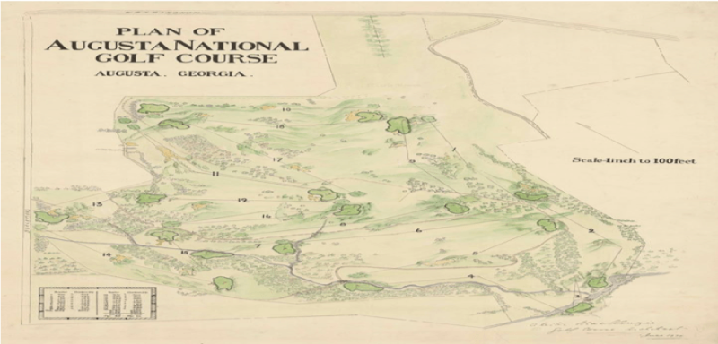 plan augusta national golf course -