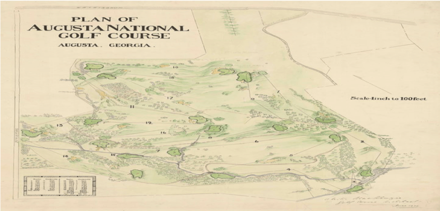 plan augusta national golf course -