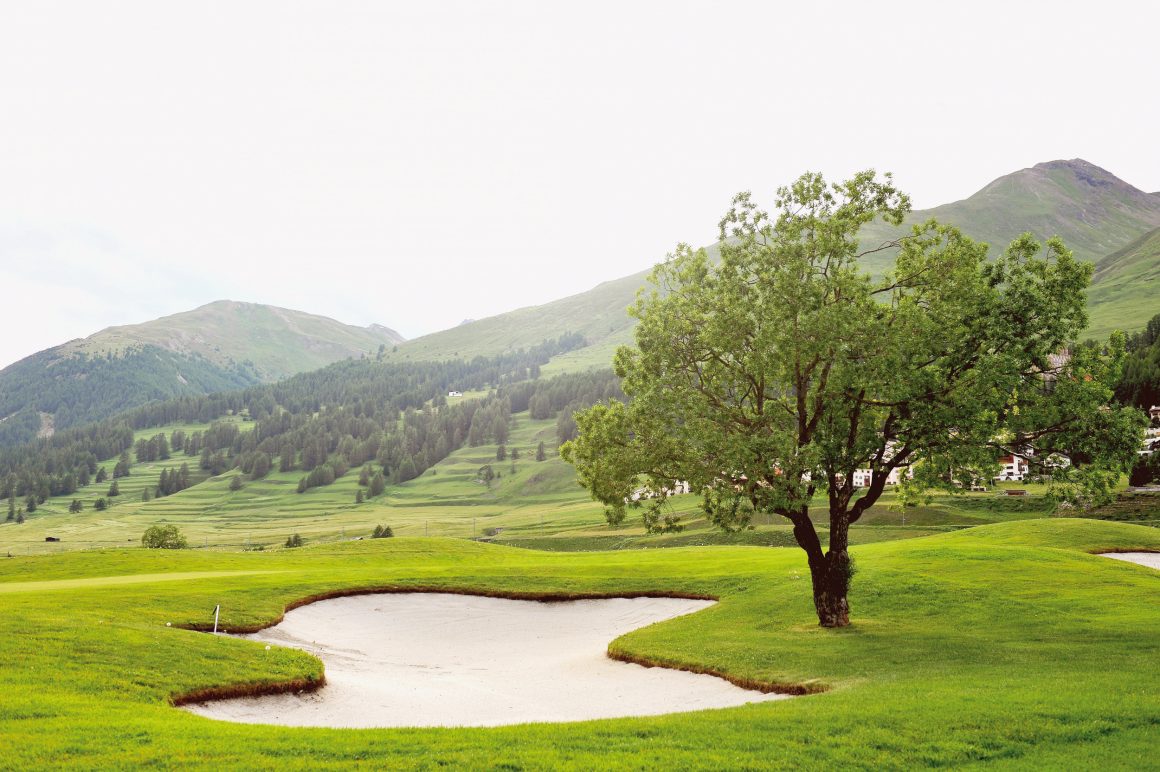 Engadine Golf Club, Bahn 1. Foto: Cyrus Saedi