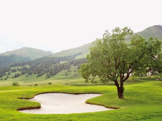 Engadine Golf Club, Bahn 1. Foto: Cyrus Saedi