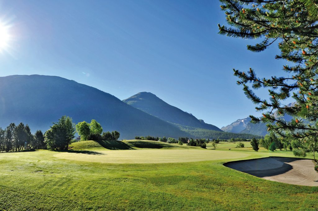 Engadine Golf Club, Bahn 18. Foto: Cyrus Saedi