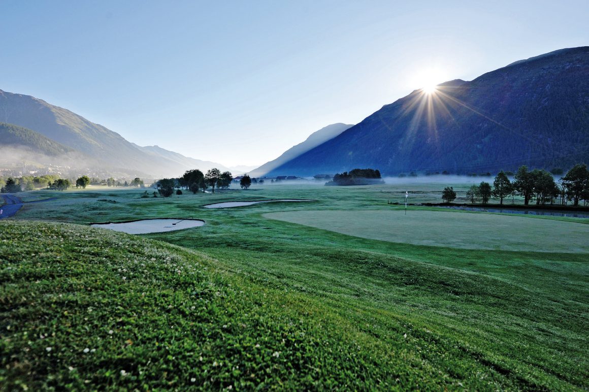 Engadine Golf Club, Bahn 11. Foto: Cyrus Saedi