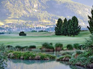 Engadine Golf Club, Bahn 3. Foto: Cyrus Saedi