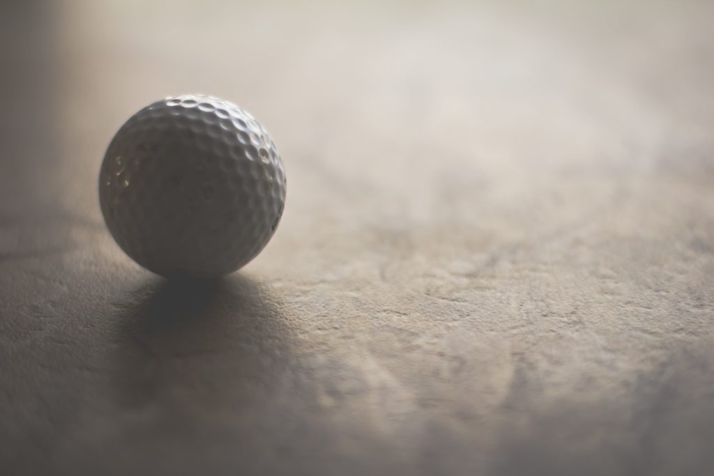 golfball bw -