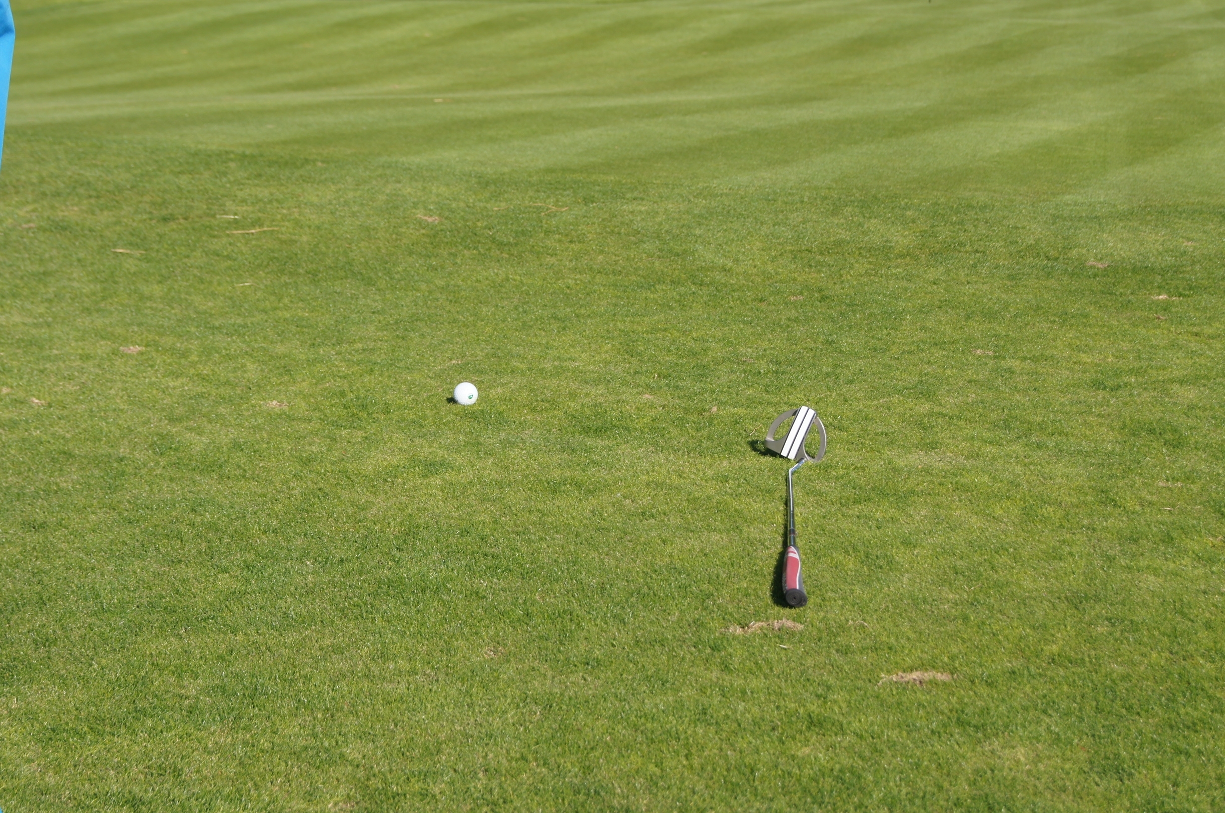 Golfschläger und Golfball
