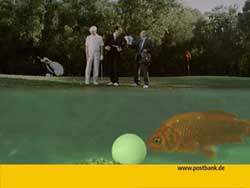 postbank werbung golf - Sven Strüver