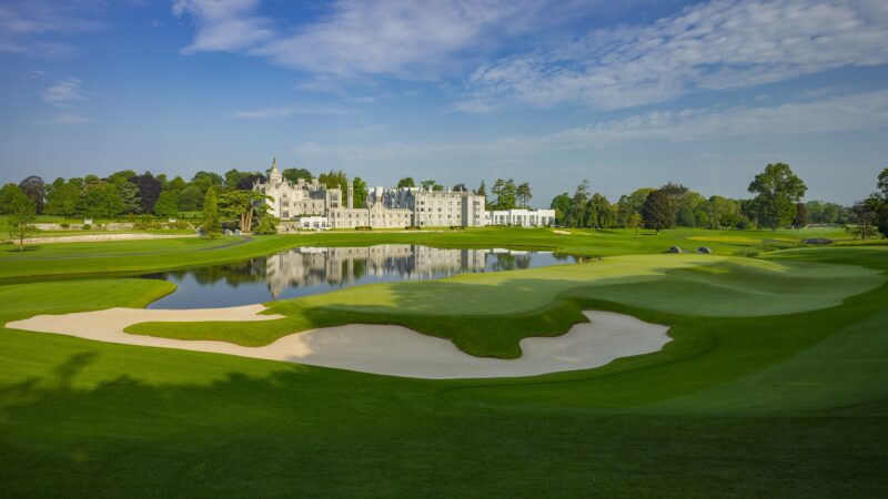 Irlands grüne Herausforderung – die besten Golfplätze zwischen Dünen und Klippen Par 3 16th hole Adare ManorHotel GolfResort -