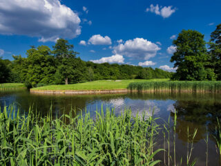 Idyllische Kulisse beim Golf-Club Neuhof.