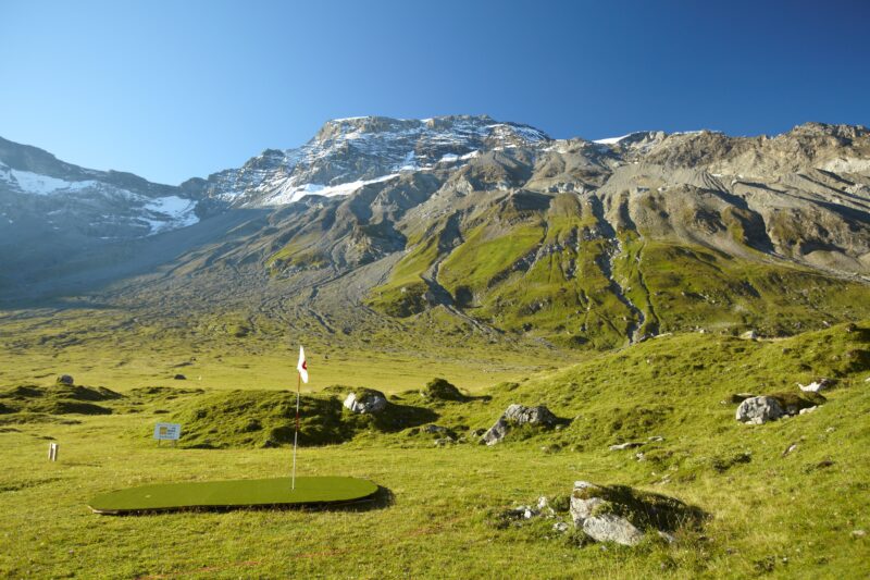 Pop-Up-Golfen in Adelboden