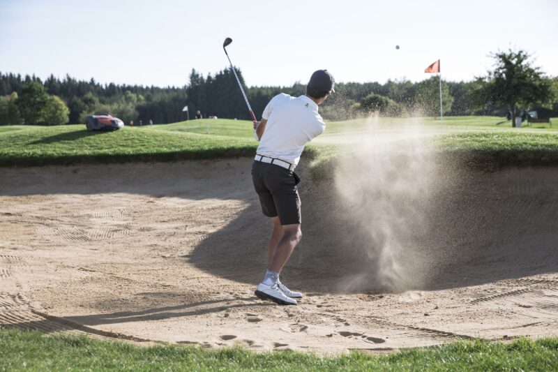 Mähroboter für den Golfplatz