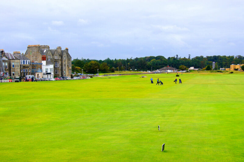 Golfer in St. Andrews