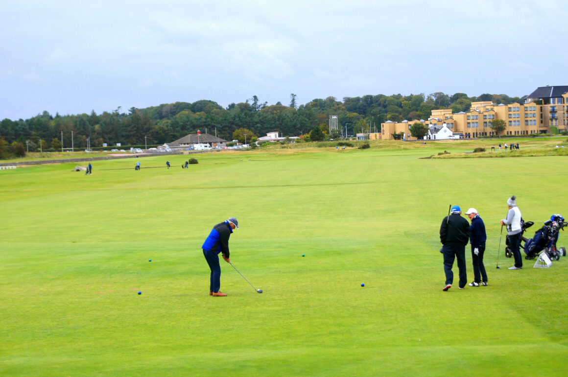 Golfer in St. Andrews