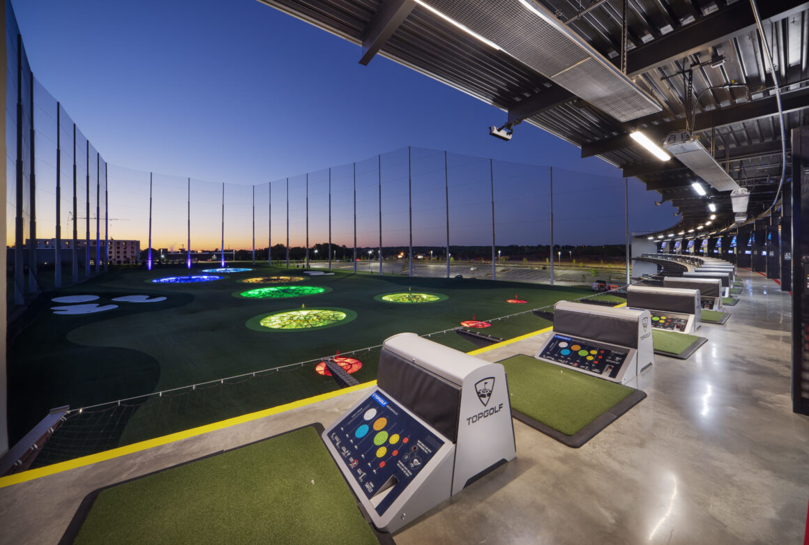 Topgolf Anlage Abschlagsplätze -