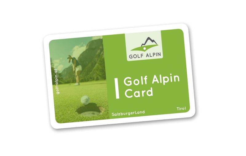 golf alpin card -