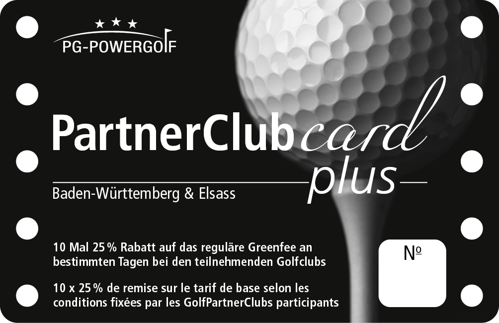GolfPartnerClubCARD -