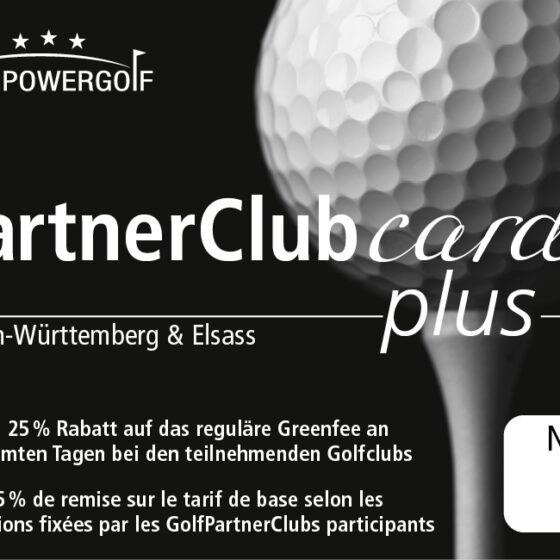 GolfPartnerClubCARD -