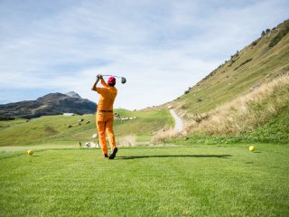 Golf Andermatt Abschlag 3 ASA Valentin Luthiger -