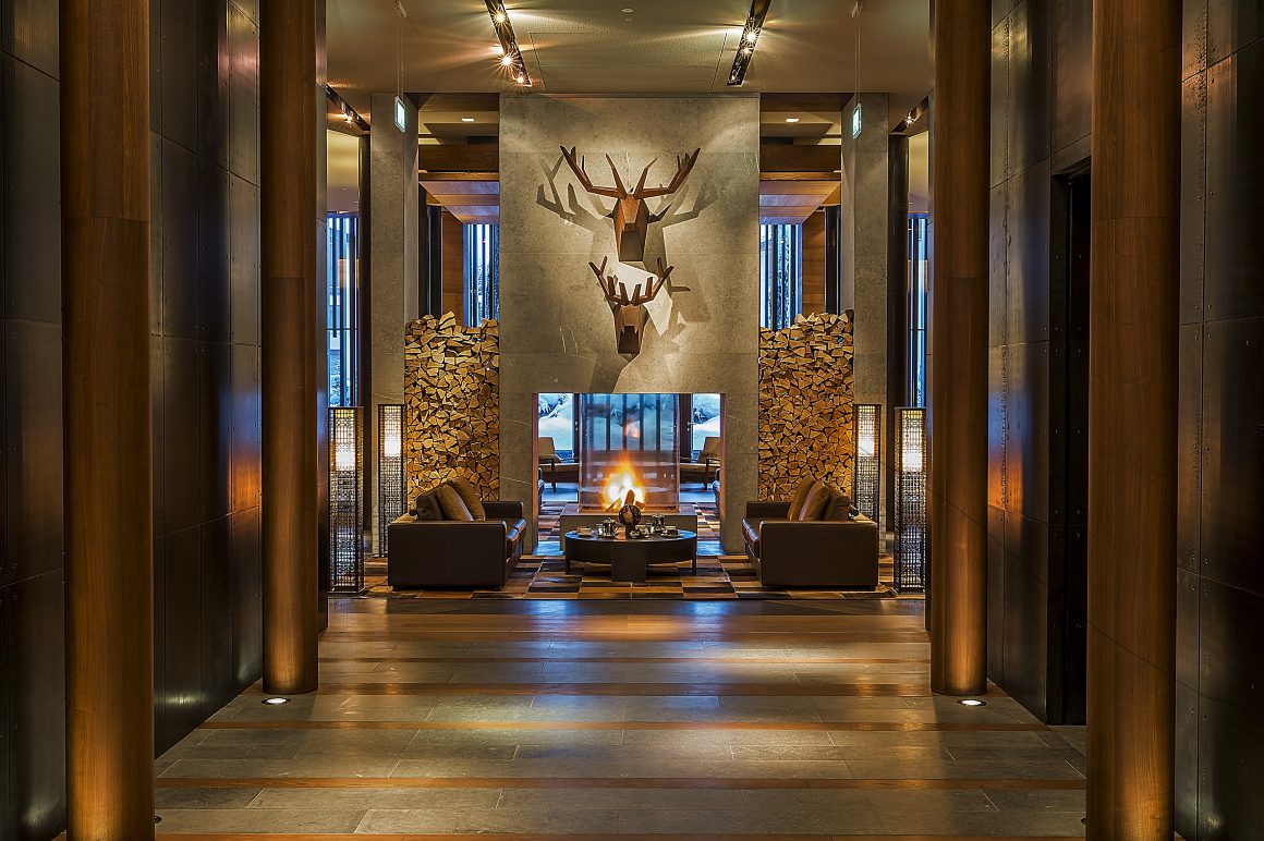 The Chedi Andermatt Overview Entrance -