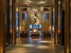 The Chedi Andermatt Overview Entrance -