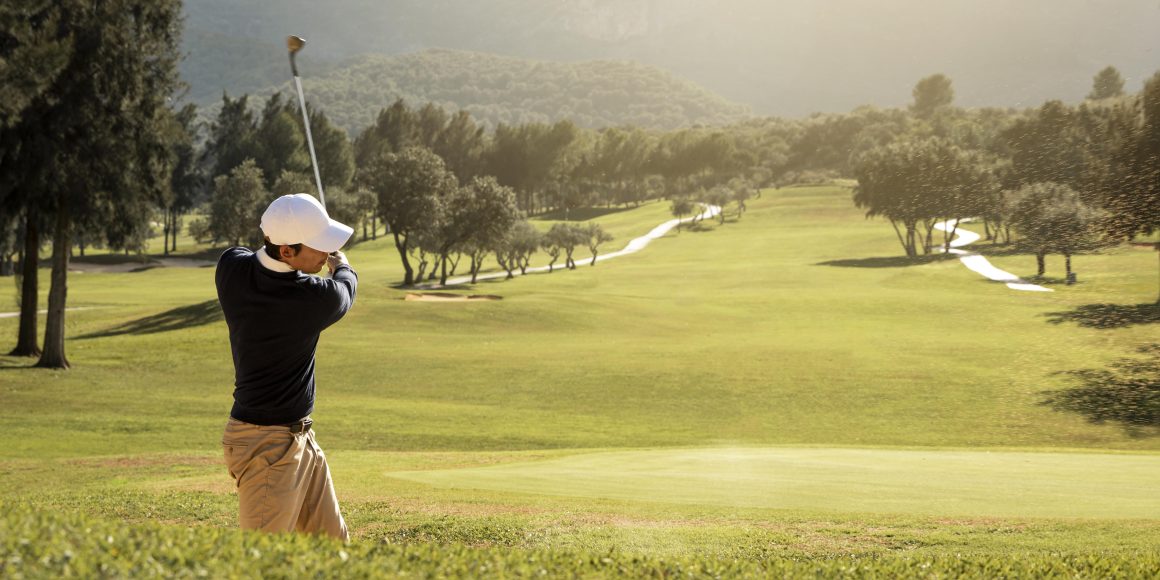 golfer im golfurlaub -
