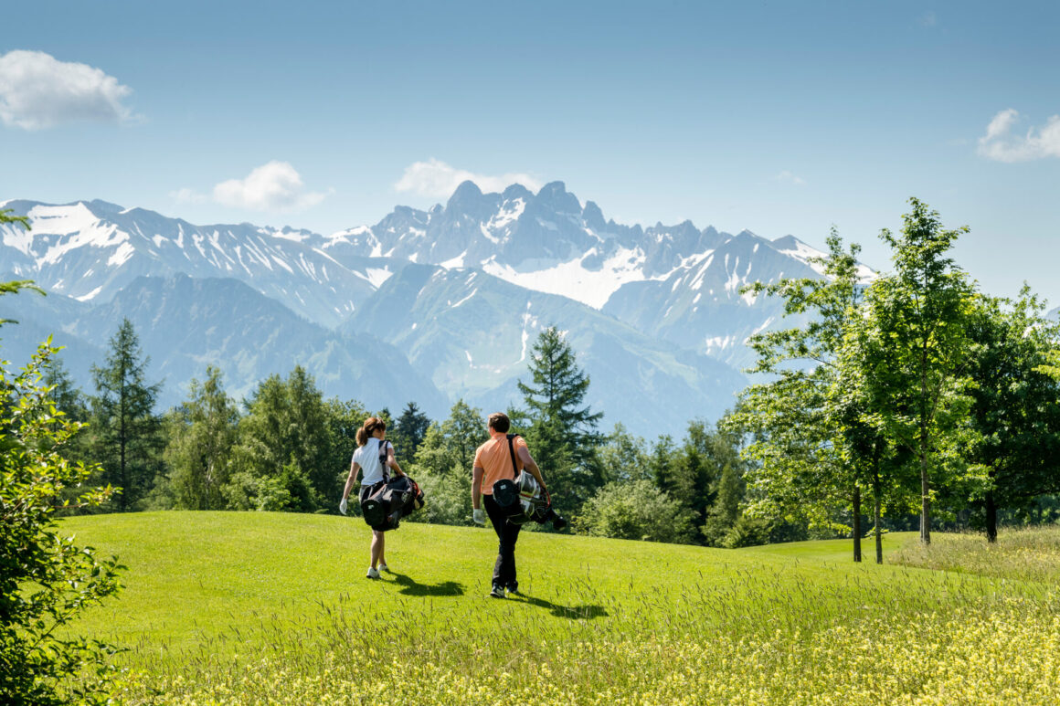 Der Golfplatz Sonnenalp.