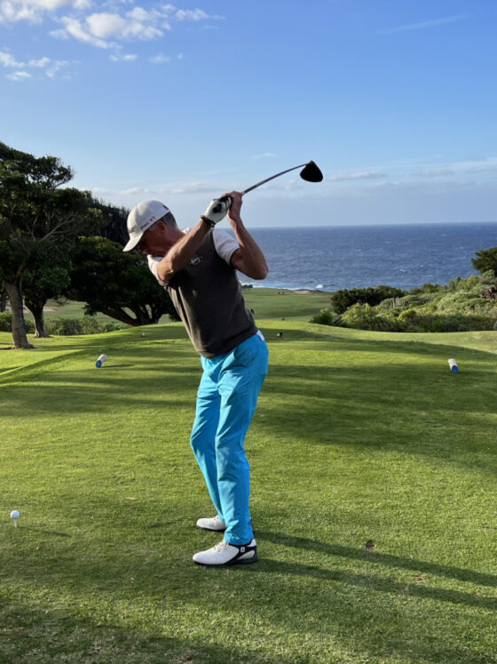 (Buenavista Golf) Der Atlantik wird hier zum Bällebad