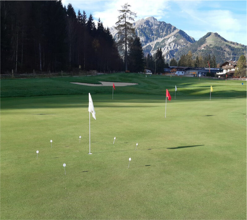 Short Golf Biathlon Anlage des GC Achensee