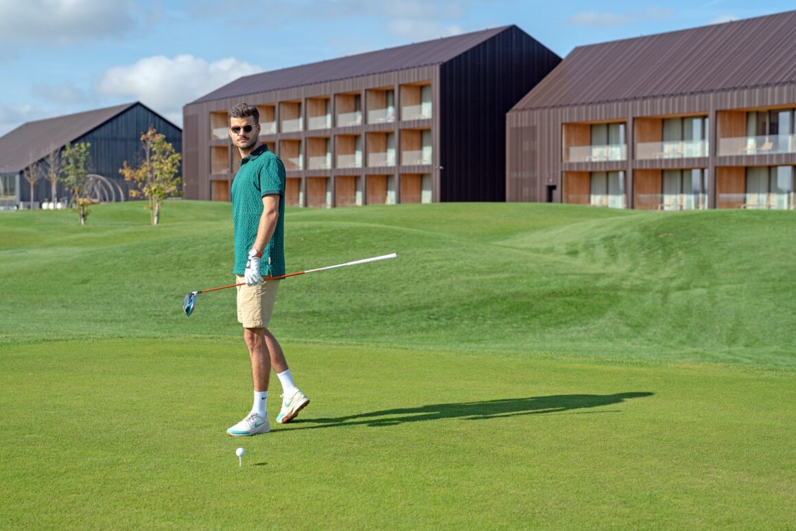 golfer abschlag 1 -