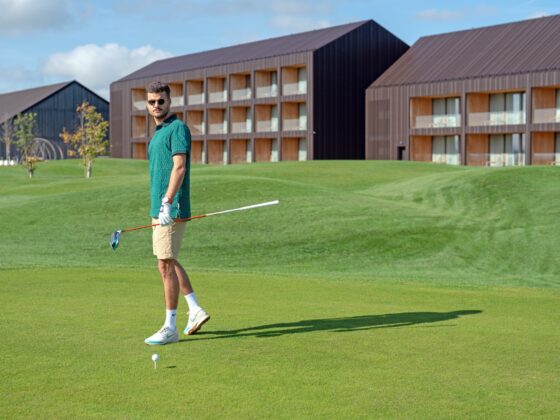 golfer abschlag -