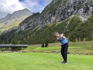 Hotelier Florian Moosbrugger ist einer der Väter des Golfclubs Lech.