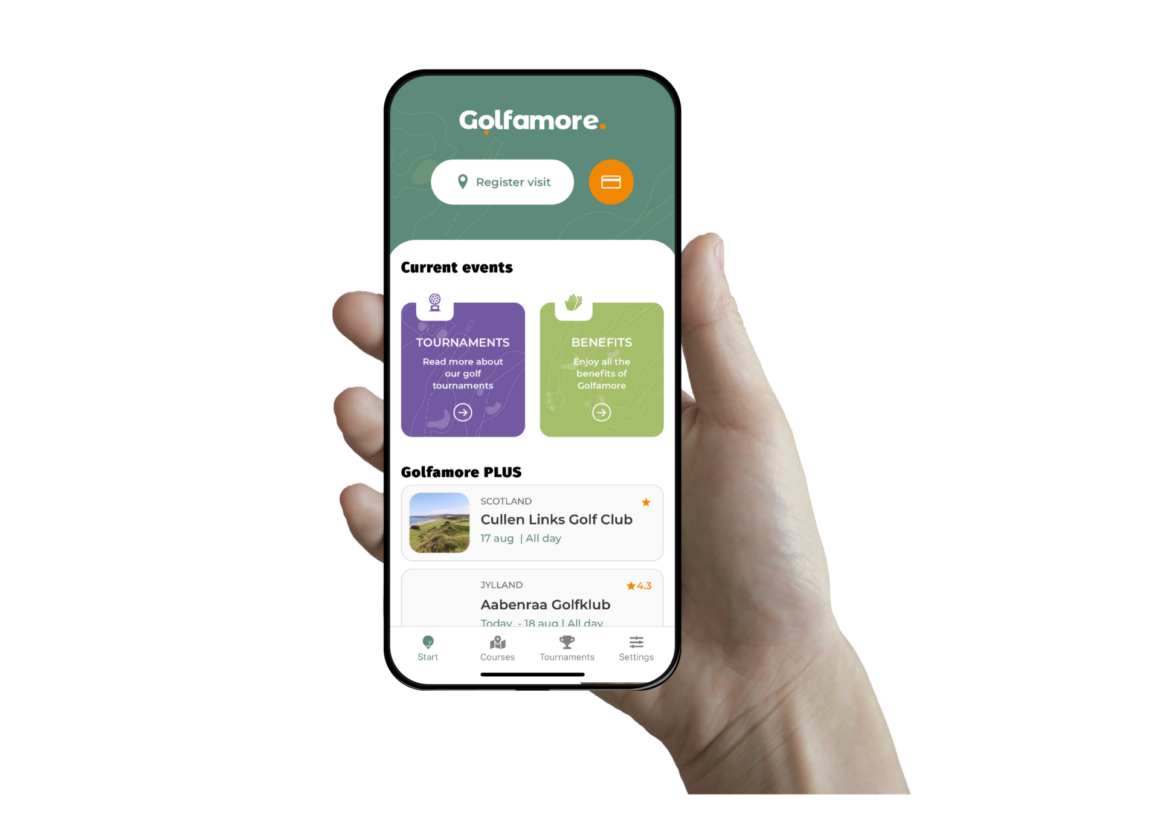Golfamore Card als App