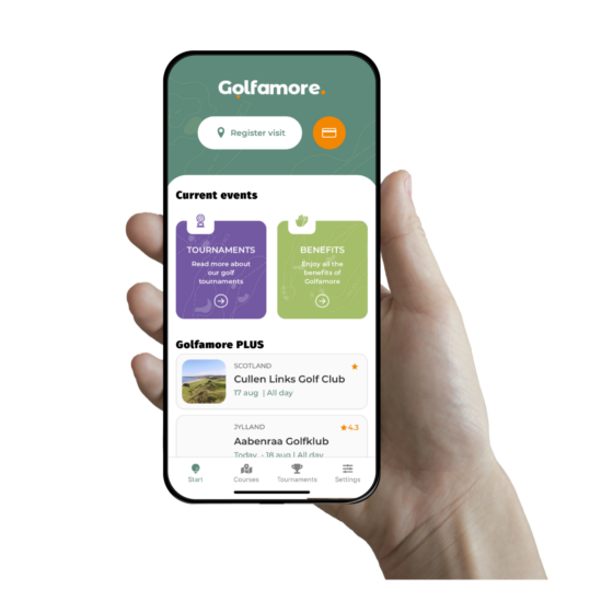 Golfamore Card als App