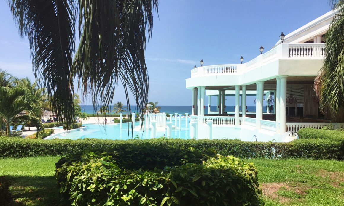 Hotel an der Montego Bay in Jamaika.