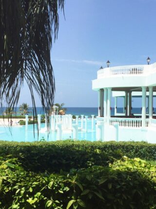Hotel an der Montego Bay in Jamaika.