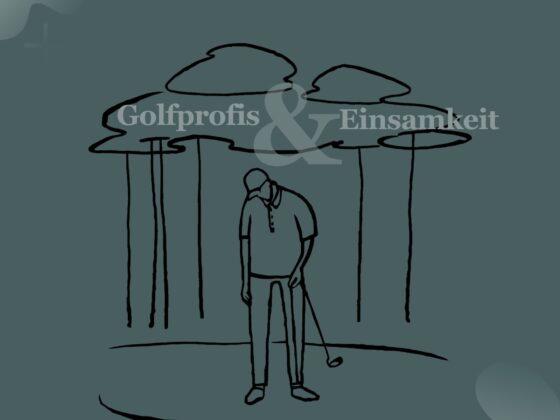 Golfprofis und Einsamkeit